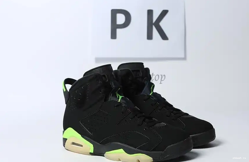 READY Electric PK Green Retro Jordan SHIP MATERIALS TO GOD RETAIL 6 0523